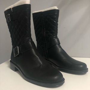 Aerosoles Black Leather Boots